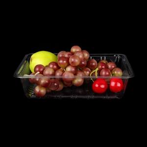 Cajas de embalaje de plástico transparente Biodegradable, ecológicas, desechables, para mascotas, bandeja de plástico para fruta - Product Image 2