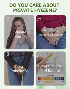 Natuurlijke intieme reiniging met boorzuur, Yoni schuim, pH-balans, geurloos, reinigend, intieme verzorging, vaginale wasbeurt voor gevoelige huid - Product Image 4