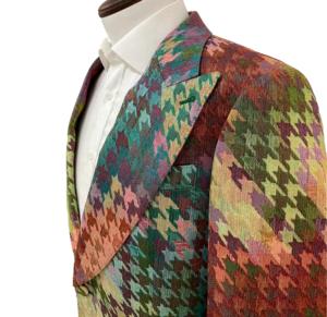 Costume d'affaires pour homme de style classique, 2 pièces, sur mesure, coupe ajustée, grande taille, plissé, respirant, imperméable, simple boutonnage, en laine - Product Image 2