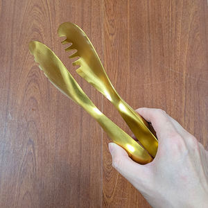 Pinzas para tostadas de <span class=keywords><strong>pan</strong></span> multicolor de acero inoxidable, utensilios de cocina pulidos con espejo de primera calidad, accesorios para el hogar - Product Image 5