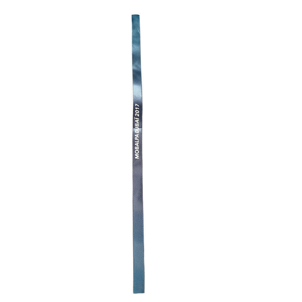 Custom Satin Wristband Strap Lanyard Silk Screen Printing Fashion Short Ribbon for Music Festival Party Concerts Logo Printing