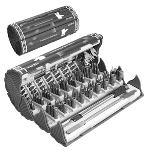 Juego de Destornilladores Eléctricos de Precisión 128 en 1, Juego de Destornilladores Magnéticos con Varilla de Extensión, Herramienta de Reparación Manual para Teléfono y <span class=keywords><strong>PC</strong></span> - Product Image 1