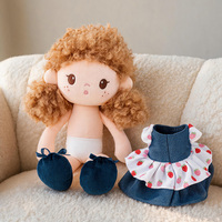 Vente en gros de poupées princesses mignonnes pour filles, peluches personnalisées, jouets en peluche doux, personnages d'anime en peluche