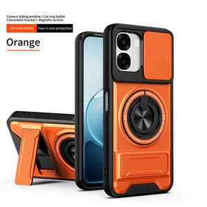 เคสกันกระแทก Lichicase แบบมีขาตั้งคู่ ดูดแม่เหล็ก สำหรับ <span class=keywords><strong>OPPO</strong></span> A6S Pro F33 F33 Pro - Product Image 6