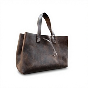 Sacs à main et pochettes élégantes en cuir véritable de style européen pour femmes, sacs de shopping durables et écologiques pour femmes, vente chaude - Product Image 1