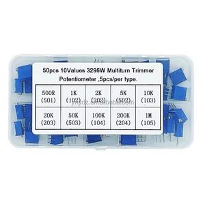 3296W <b>Potentiometer</b> Package Adjustable <b>Potentiometer</b> Package 500R-1M 5 of Each Type a Total of 10 Types with Box - Product Image 1