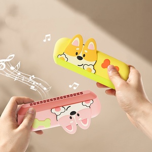 Hot Sale Wind Instrument Musical Instrument Environmentally Friendly Silicone 16 Hole Harmonica <b>Mini</b> Early Education Musical Toy - Product Image 2