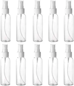 2 Oz Lege Fijne Mist Transparante Kleur 60Ml 50Ml Steriele Plastic Spray Fles Met Pomp Sproeier Voor Hand sanitizer Vloeibare