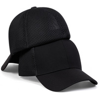 Gorra de béisbol con espalda cerrada de 6 paneles de malla transpirable de verano ajustable Uon de alta calidad para hombres