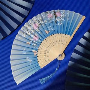 Personalized Black <b>Large</b> Wooden Folding Hand <b>Fan</b> Custom Printed Bamboo Crafts Decorative Item - Product Image 6