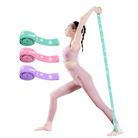 Bandes de résistance pour femmes en tissu Fitness Exercise Dance Looped Elastic Belts Yoga Stretch Strap