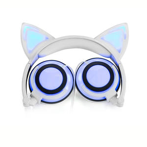 Cute BSCI WCA ISO Factory <strong>Funny</strong> Headsets LED Light up <strong>Headphones</strong> - Product Image 4
