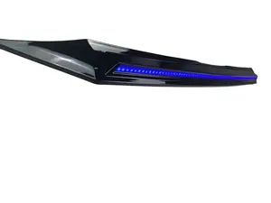 Acrylique robuste LED noir Toyota Hilux 2020-Déflecteur de capot de luxe Pare-soleil Wind & Bug avec installation de bande 3M - Product Image 6