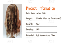 Perruque Lace Front Deep Wave en Cheveux Humains Indiens, Densité 250%, 255g, Pré-épilée, Dentelle HD Transparente, Ligne de Cheveux Naturelle, Trame de Cheveux