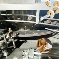 Machine automatique multifonctionnelle pour la fabrication de biscuits et de gâteaux de la fortune, capacité de 2000 pièces/heure, équipement de production de gâteaux porte-bonheur
