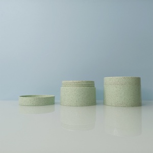 JIETING Custom Wheat Straw Cream Jar <b>Biodegradable</b> pp Cream Jar Eco Friendly Packaging Screw Cap Wheat Straw Scrub Jar - Product Image 4