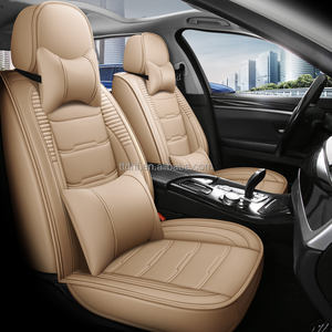 Cojín <span class=keywords><strong>de</strong></span> asiento <span class=keywords><strong>de</strong></span> cuero universal para todas las estaciones <span class=keywords><strong>de</strong></span> lujo directo <span class=keywords><strong>de</strong></span> fábrica para coches <span class=keywords><strong>de</strong></span> 5 plazas se adapta a los modelos Tesla Ford Nissan City-<span class=keywords><strong>Precio</strong></span> barato - Product Image 4