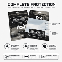 Étui de téléphone personnalisé avec logo, sac d'emballage en feuille métallisée, pochette à fermeture éclair pour écouteurs, câble USB, accessoires électroniques
