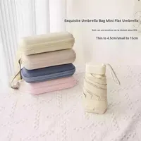 Parapluie de soleil portable mini léger anti-UV 6K à 6 plis à commande manuelle pour l'extérieur et les voyages (vente en gros)