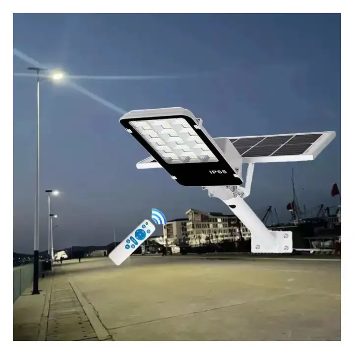 Factory Direct Sale Solar Powered Street Light Lamp Waterproof Outdoor Solar Panel Lamp