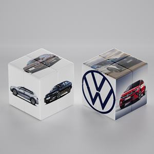 Cubes Magiques Personnalisés avec Logo Volkswagen pour Cadeaux d'Entreprise – 3x3, 4x4, 5x5 – Vente en Gros de Puzzles Promotionnels pour Concessionnaires Automobiles - Product Image 2