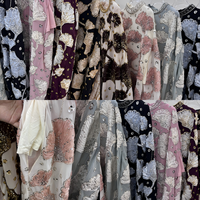 Robe Kaftan de Luxe à Manches Cape et Paillettes pour Femme, Broderie Rose, Col Perlé, Abaya Modeste pour l'Aïd, le Ramadan et les Fêtes, Vente en Gros