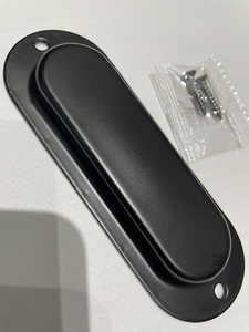 Mattschwarzer Einbau-Schrank griff Schiebetür Edelstahl Verdeckter Zug Langlebige Schubladen knöpfe für die Küche - Product Image 4