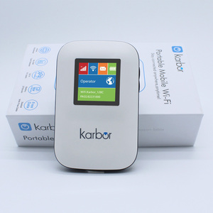 เราเตอร์พกพา Karbor 4G Pocket WiFi Universal WiFi 4g พร้อมช่องใส่ซิมการ์ด ปลดล็อคแล้ว ใช้งานกลางแจ้งได้ - Product Image 1