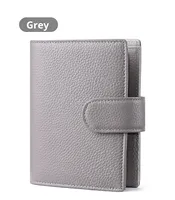 Organisateur de budget en cuir PU avec poche zippée, luxe argenté, classeur à 6 anneaux, portefeuille planificateur A6 A5