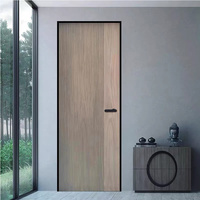 Nouvelle conception de porte intérieure imperméable en WPC, portes en bois composite WPC modernes avec serrures et poignées à vendre