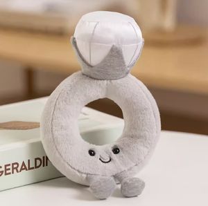 Caja de anillo de diamante de juguete de peluche personalizado de fábrica Día de San Valentín parejas sorpresa caja ciega juguete de peluche regalo para niños - Product Image 6
