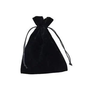 Promotional Gift Custom Logo Large Velvet Dust Shoe Clothes Hat Velvet Storage Packaging Bags With Drawstring