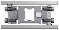 Capteur de contrainte à point unique SWJ SUP7 2000 kg - Cellule de pesage industrielle en aluminium avec sortie analogique