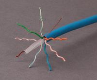 Cat6 1000ft UTP kabel Solid 23AWG jaringan LAN kabel Ethernet