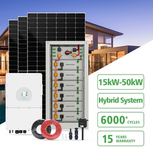 ระบบพลังงานแสงอาทิตย์สำหรับการเกษตรแบบออฟกริดไฮบริดสามเฟส ขนาด 15KW 20KW 30KW ชุดสมบูรณ์ - Product Image 1