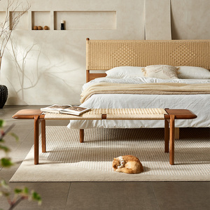 <span class=keywords><strong>Banco</strong></span> Moderno para Entrada, para Cambiar Zapatos, Estilo Nórdico, de Madera Maciza, Mueble de Dormitorio, <span class=keywords><strong>Banco</strong></span> Largo para Pie de Cama - Product Image 3