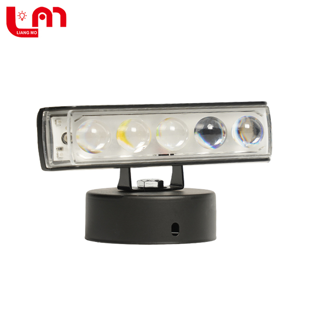 Five Lenses Motorcycle Spotlights With RGB Led Headlight Mini Driving Lights Work Light Fog Lamp DRL Bulb for Car Truck