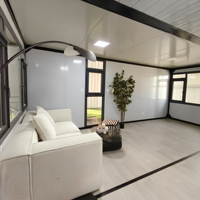 Maison conteneur extensible robuste de 40 pieds avec conception en kit pour maison modulaire préfabriquée en acier durable