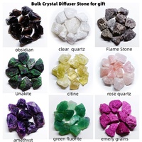 Pierre de cristal naturelle brute, quartz rose, minéraux, diffuseur d'huiles essentielles, parfum d'ambiance pour cadeau, décoration intérieure