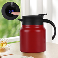 Tetera de Color sólido personalizada 304 acero inoxidable aislado botellas de agua portátiles café térmico taza de coche al aire libre