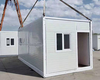 Maisons préfabriquées de luxe en conteneurs modulaires de Chine 2021, conteneurs pliables de 20 pieds, maison de conteneurs pliable, bureau, villa, entrepôt avec CE
