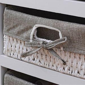 Modern <strong>Shoe</strong> <strong>Rack</strong> <strong>Bench</strong> <strong>With</strong> Basket Drawers Wooden <strong>Shoe</strong> Cabinet - Product Image 6