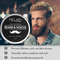 Oem Melao-Eau de Cologne Naturelle Biologique pour Croissance de la Barbe, Baume à Barbe, Cire pour Homme Après Rasage, Moustache, Adoucissement, Hydratation