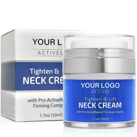 Crème pour le cou naturelle et biologique 50 ml, glycérine, acide hyaluronique, collagène, hydratante, massage, anti-âge, améliore le contour du cou, éclaircit