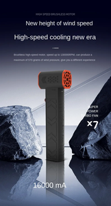 Mini ventilateur Turbo 130000 tr/min Portable Rechargeable Turbofan multifonctionnel Mini ventilateur à jet Turbo ventilateur à jet Mini ventilateur - Product Image 2