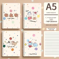 Bloc-notes A5 personnalisé avec logo, couverture rigide, imitation cuir, carnet rétro, 60 feuilles, papeterie professionnelle, cadeau d'affaires