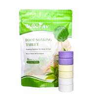 Comprimés pour bain de pieds Gingembre Citron Lavande Eucalyptus Rose Jasmin Parfums Effervescents Bain de pieds et de corps pour la relaxation et le rafraîchissement