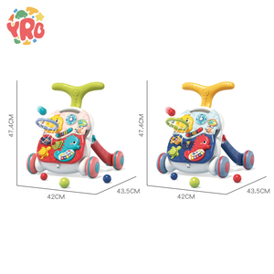 Jouet musical multifonction 2-en-1 pour bébé, trotteur d'éveil <span class=keywords><strong>pas</strong></span> <span class=keywords><strong>cher</strong></span> pour enfants, cadeau idéal - Product Image 5