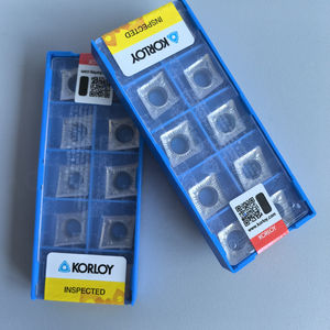 CCGT120404-AK H01 Korloys 45HRC Plaquettes en carbure de tungstène rhomboïdes en stock, outil de tournage pour tour CNC, 100% original, 1 an - Product Image 4