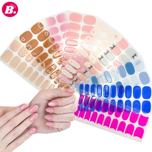 Meilleur autocollant de gel UV pour ongles BEST SEOUL BEAUTY, sans toxines, forme amande, pour salon de manucure DIY - Product Image 1
